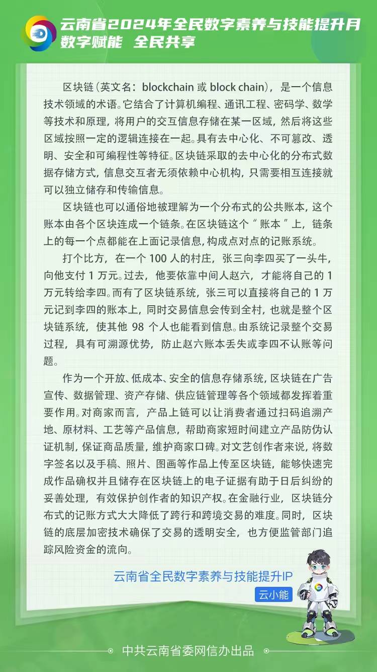 【全民數(shù)字素養(yǎng)100問大挑戰(zhàn)】區(qū)塊鏈究竟是什么“鏈”？