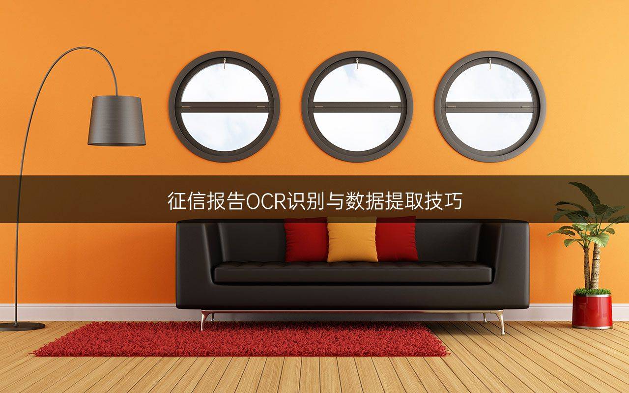 征信報告OCR識別與數(shù)據(jù)提取技巧