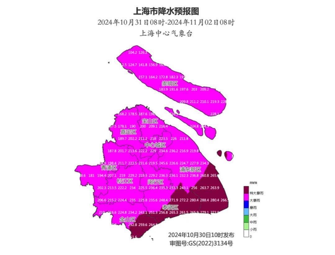 上海明后天將有大暴雨，或為1981年以來11月最大降雨