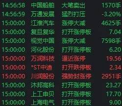 A股“瘋狂星期四”！指數(shù)上午就開始回落，但“炸板潮”尾盤才出現(xiàn)