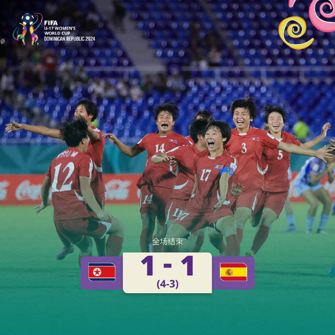 統(tǒng)治力！朝鮮女足連奪世界杯冠軍 2024年已拿下4冠
