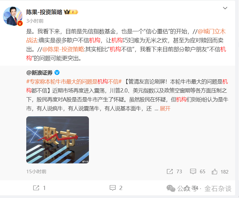 任澤平言論刷屏！據(jù)我多年研究，A股已超出了經(jīng)濟(jì)學(xué)范疇...
