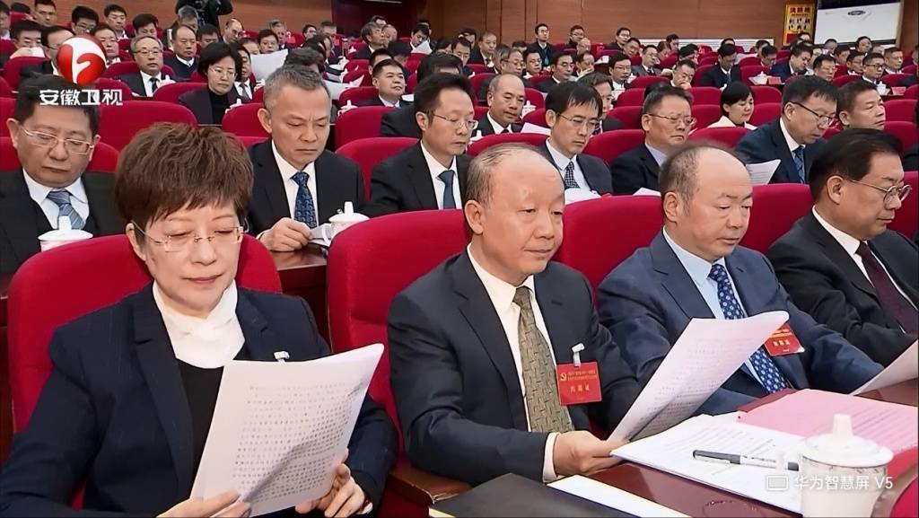 卸任黃山市委書記后，凌云參加了安徽省委十一屆九次全會(huì)