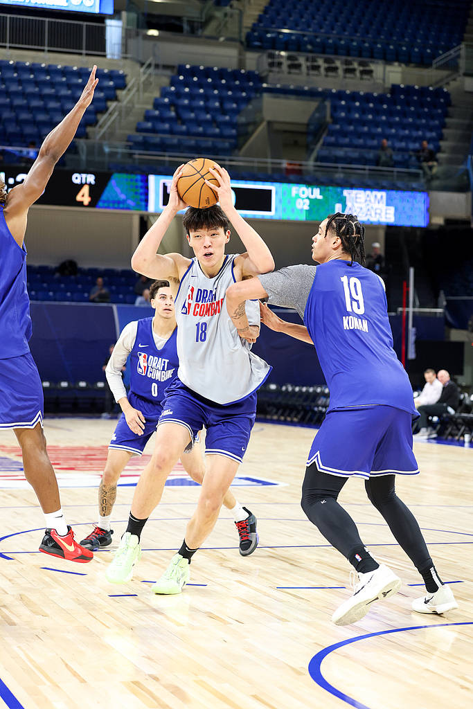 NBA聯(lián)合試訓楊瀚森表現(xiàn)不錯 選秀專家：他壓制多位NCAA高水平中鋒