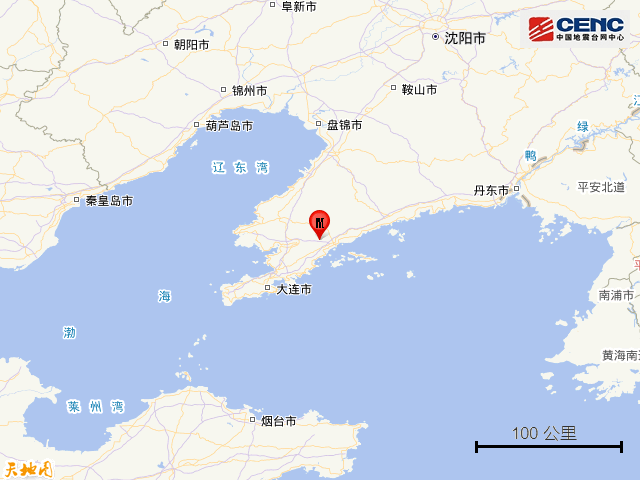 剛剛，遼寧大連發(fā)生地震