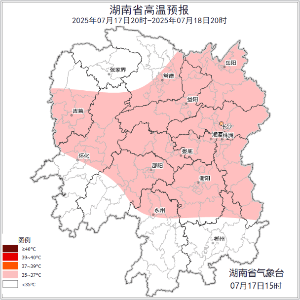 湖南天氣：最低氣溫25℃！中雨大雨+雷暴大風(fēng)！