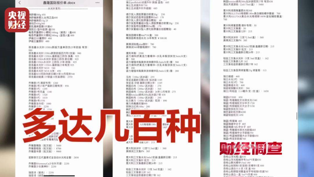 無(wú)門(mén)臉兒、無(wú)資質(zhì)、無(wú)底線 違規(guī)水光針在市場(chǎng)上大行其道
