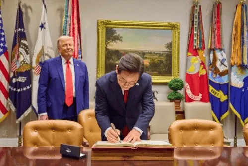 特朗普：要不李在明跟我一起訪華吧，還可以節(jié)約能源、保護臭氧層